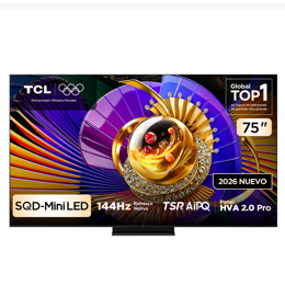 TV Smart 75" TCL 75C7L SQD-Mini LED 4K