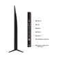 TV Smart 75" TCL 75P7L QLED 4K