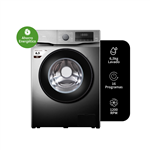 Lavarropas TCL EFFIWASH Inverter Carga Frontal 6,5kg 1200rpm Gris