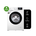 Lavarropas TCL EFFIWASH Inverter Carga Frontal 6,5kg 1200rpm Blanco