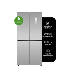 Heladera TCL Inverter Cross Door No Frost P460CDN 428 Lts