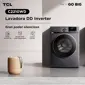 Lavasecarropas TCL DUOCARE Carga Frontal Inverter 10kg 1200rpm Gris