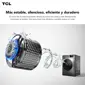 Lavasecarropas TCL DUOCARE Carga Frontal Inverter 10kg 1200rpm Gris